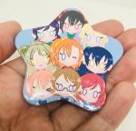 Love Live Star Buttons - Muse, Aquors, Nijigasaki