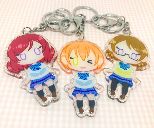 Love Live Muse 2.5" Glitter Charms picture