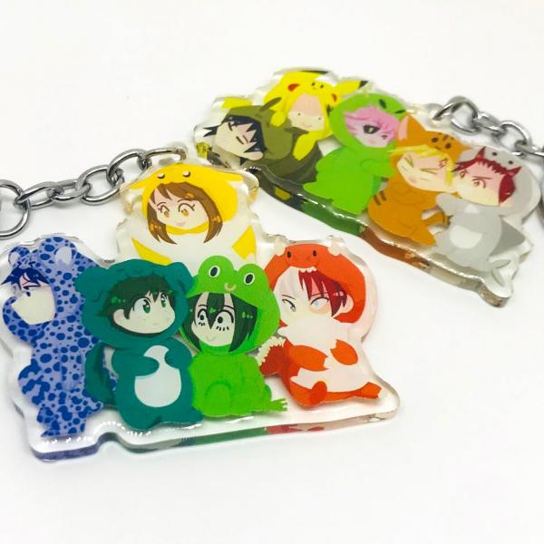 My Hero Academia Kigurumi Charms - Dekusquad and Bakusquad picture