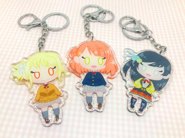 Love Live Nijigasaki 2.5" Glitter Charms picture