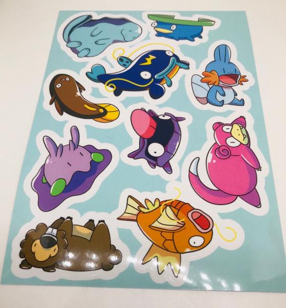 Dumb Pokemon Sticker Sheet picture