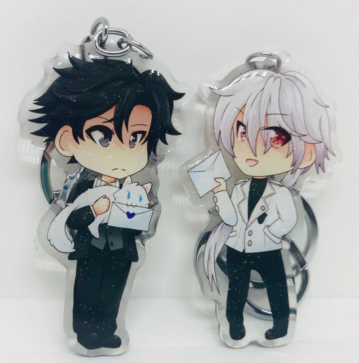 Mystic Messenger Glitter Acrylic Charms picture