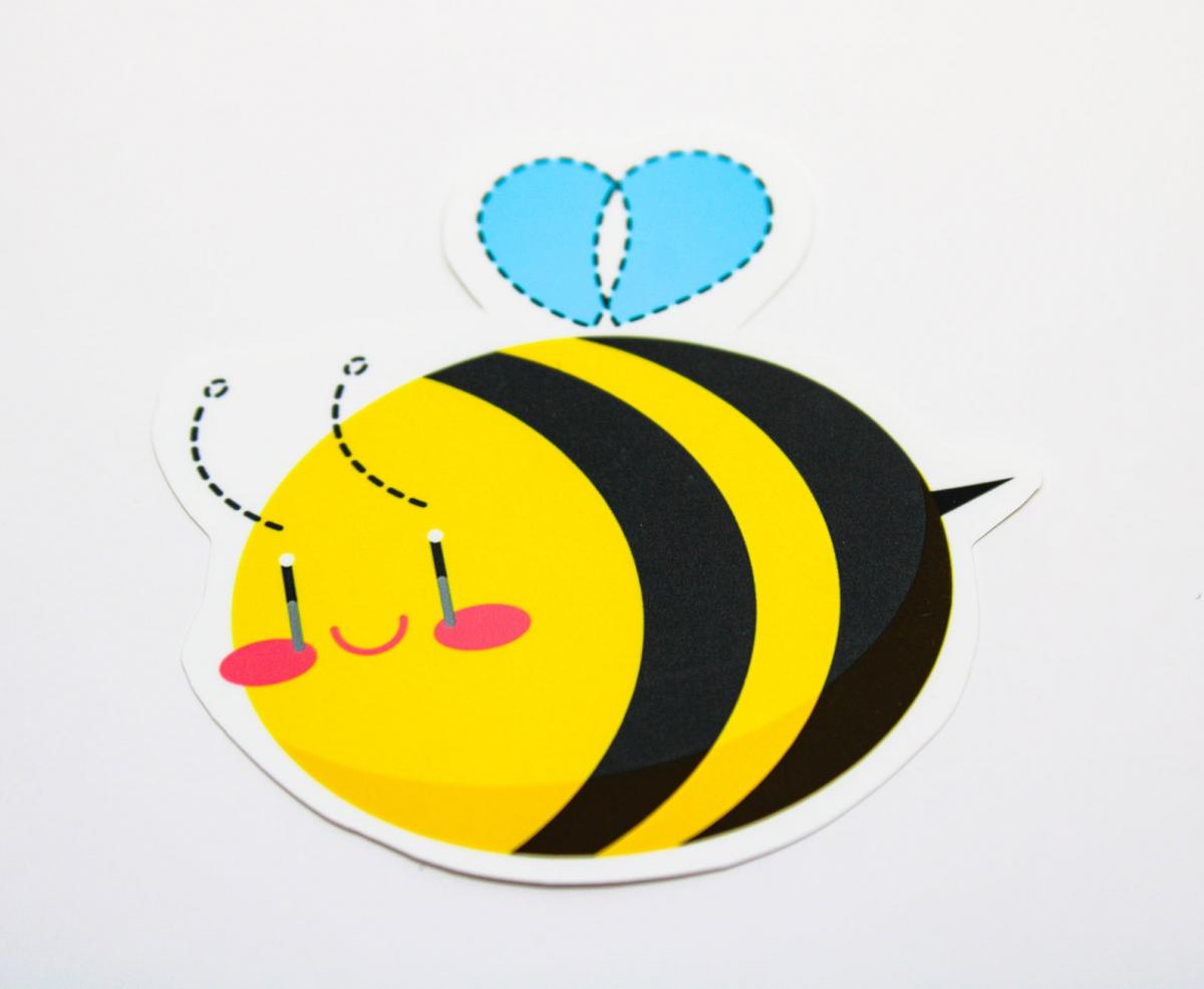 Chonky Bee Sticker picture