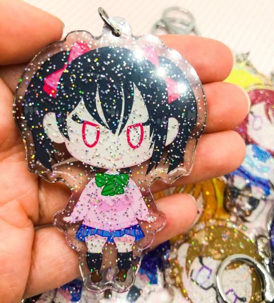 Love Live Muse 2.5" Glitter Charms picture