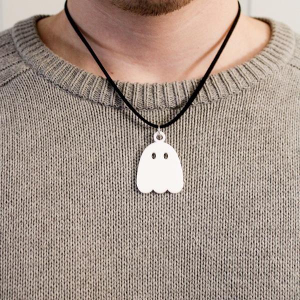 Acrylic Ghost Necklace picture