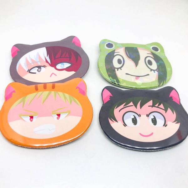 My Hero Academia Cat Buttons