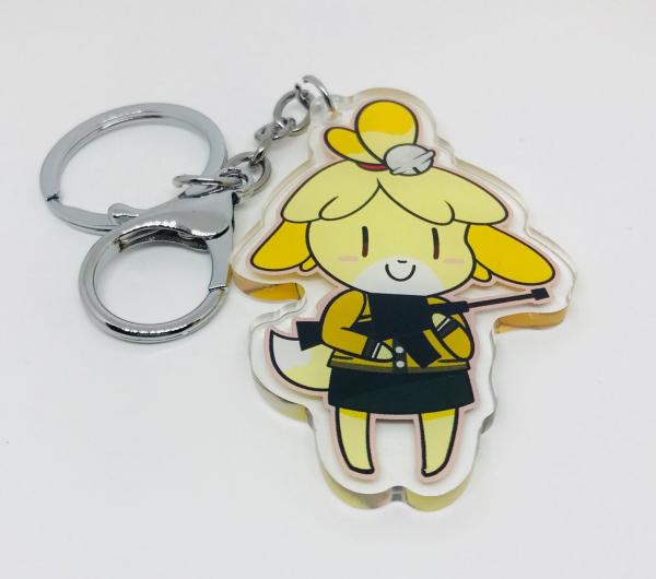 Isabelle Machine Gun Charm - Animal Crossing picture