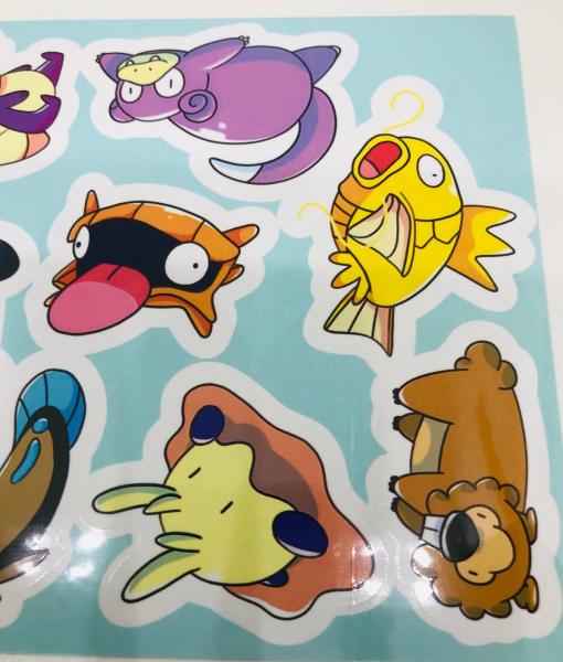 Dumb Pokemon Sticker Sheet picture