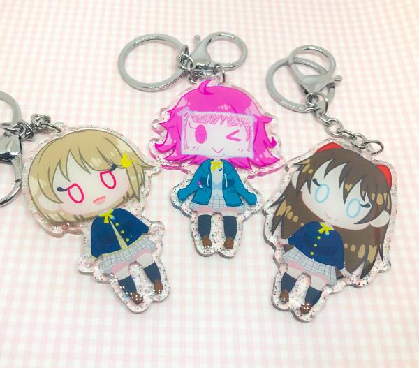 Love Live Nijigasaki 2.5" Glitter Charms picture