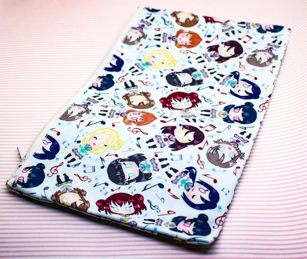 Love Live Zipper Pouches - Muse, Aquors, Nijigasaki picture