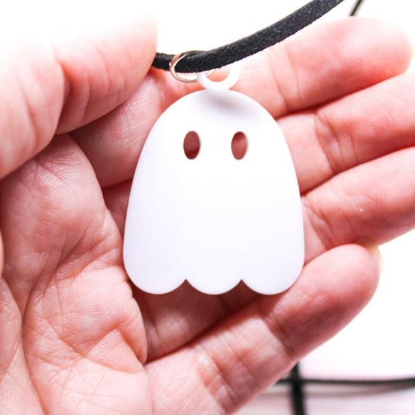 Acrylic Ghost Necklace picture