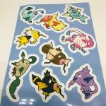 Eeveelution Magikarp Sticker Sheet