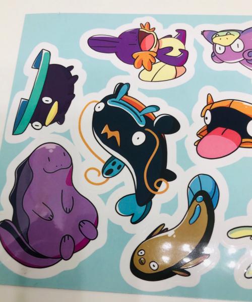 Dumb Pokemon Sticker Sheet picture