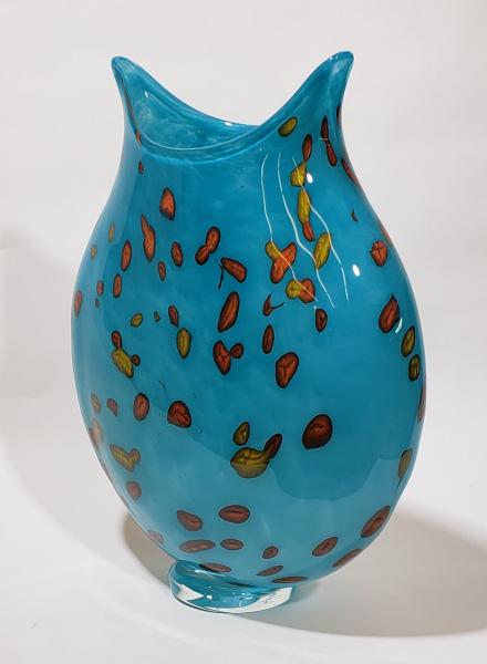large sea blue vase picture