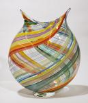 large rainbow vase