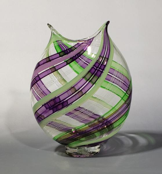 purple and green vase picture