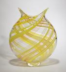 large yellow vase