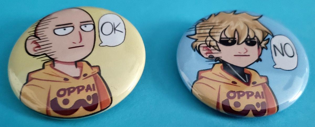 Punch Man Bundle Buttons picture