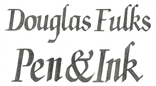 Douglas Fulks Pen & Ink