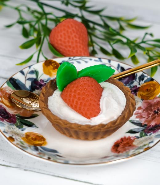 Soap "Strawberry tartlet"