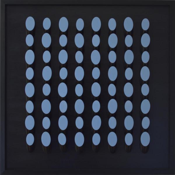 Geoff Buddie + Chris Rom, Blue Ovals (sixteen permutations) picture