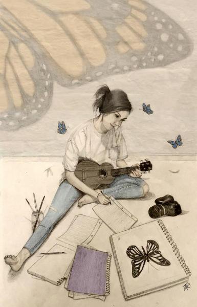 Haley Dragon (Scholastic Showcase), Self Portrait of a Butterfly
