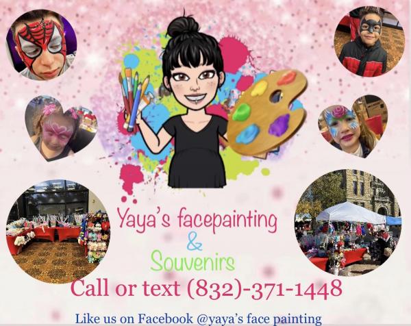 Yaya’s facepainting and souvenirs