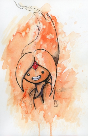 Flame Princess Print picture