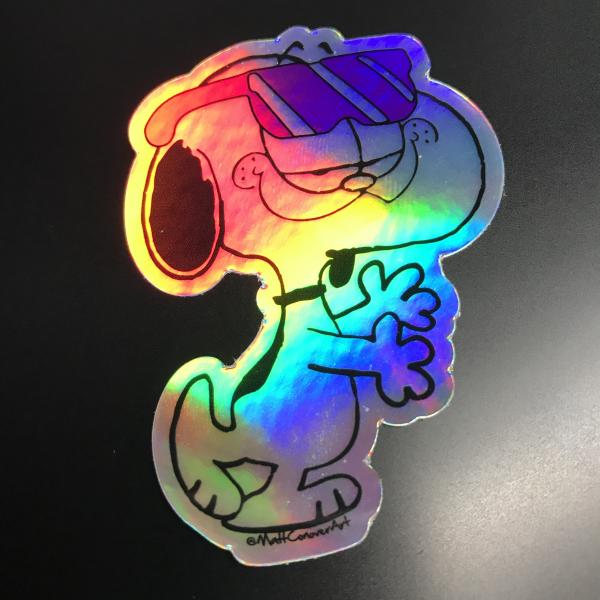 Snarfield? Gnoopy? Super Cool Holographic VersionVinyl Sticker