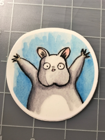 Boh Mouse Spirited Away Vinyl Sticker