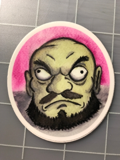 Kashira Head Vinyl Sticker picture