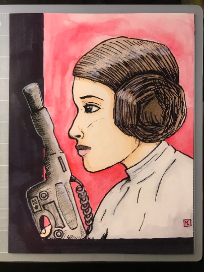 Princess Leia Print picture