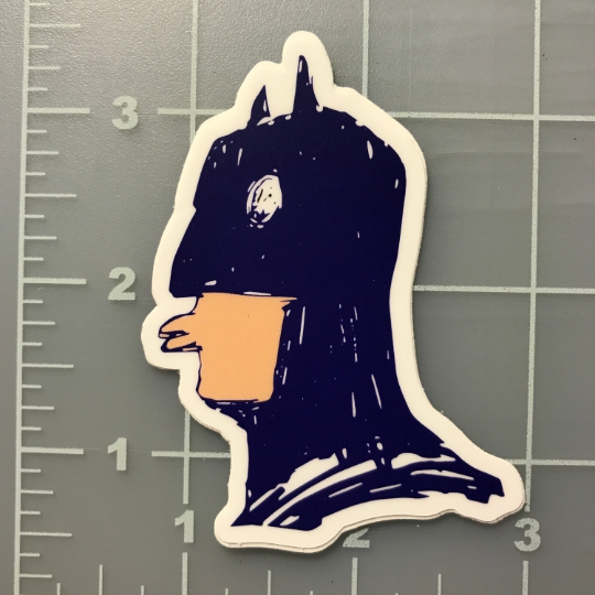 I am the Bat pffffttt vinyl sticker