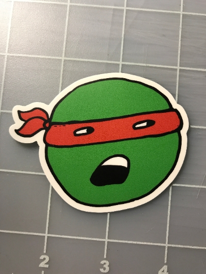 Martial Arts Turt Vinyl Sticker picture