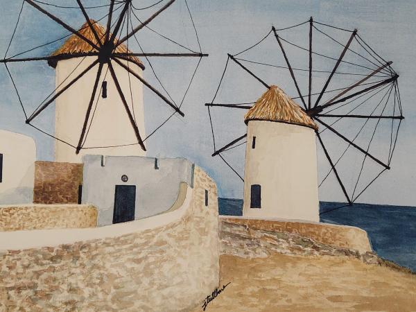 Windmills of Mykonos Island, GR picture