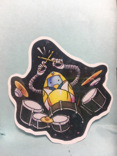 Space Dandy Dropkix Band Parody Sticker Set picture