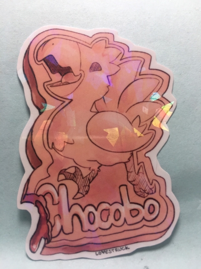 Final Fantasy Chocobo Chocobar Parody Sticker picture