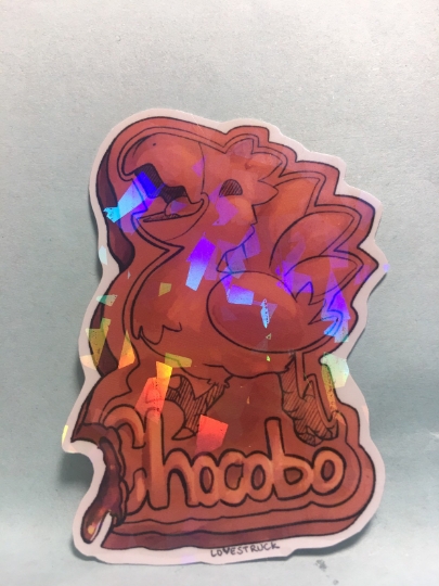 Final Fantasy Chocobo Chocobar Parody Sticker