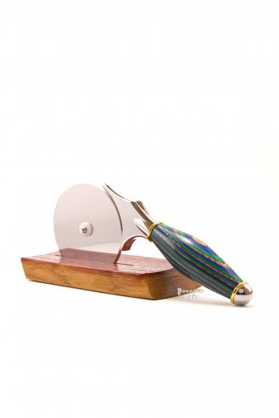 Pizza Cutter - Peacock color