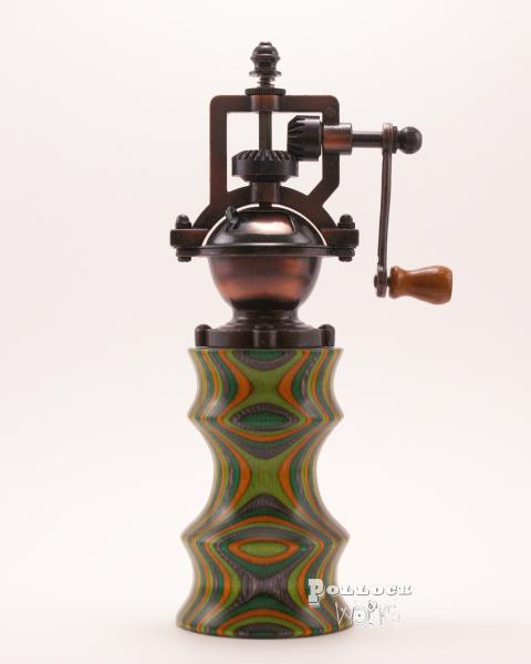 Peppermill - Citrus color - Concave shape