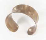 Copper Anticlastic Feather Cuff