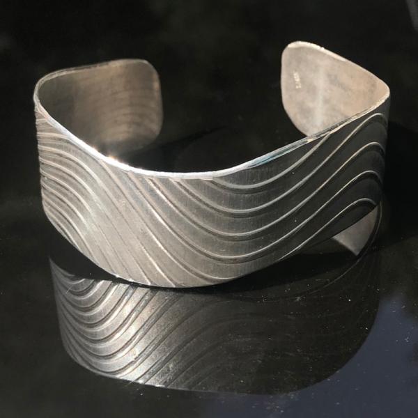 Fine Silver Wave Cuff picture