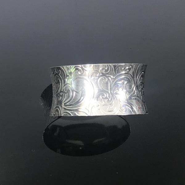 Sterling Silver Majestic Design Anticlastic Cuff picture