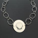 Argentium Silver Seashell Necklace