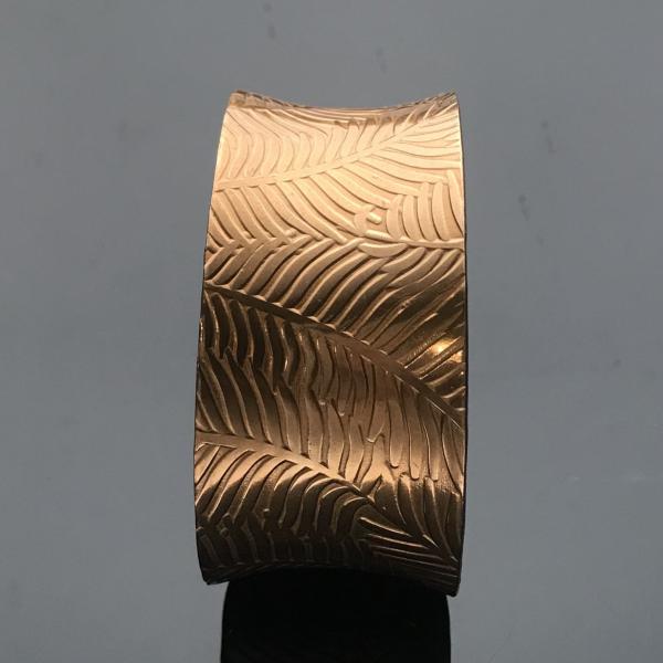 Copper Anticlastic Feather Cuff picture