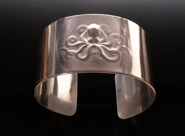 Argentium Silver Octopus Cuff picture