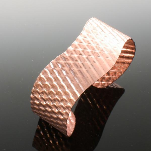 Copper Corrugated Quilt Cuff picture