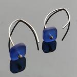 Cobalt Blue Stone Earrings