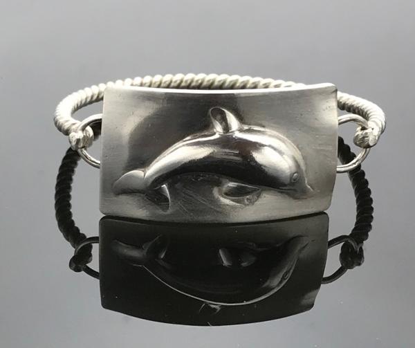 Argentium Silver Dolphin Cuff