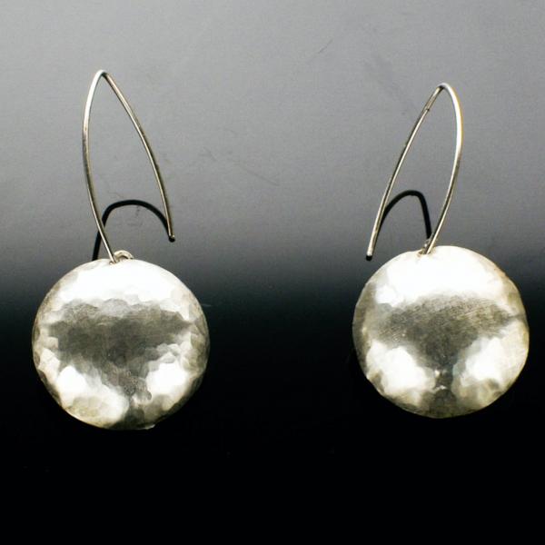 Sterling Silver Domed Chased Earrings picture